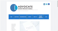 Desktop Screenshot of advocatemarketresearch.com